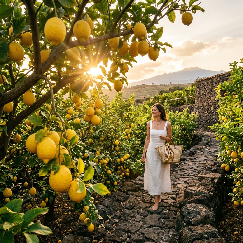 Sicily sensory background